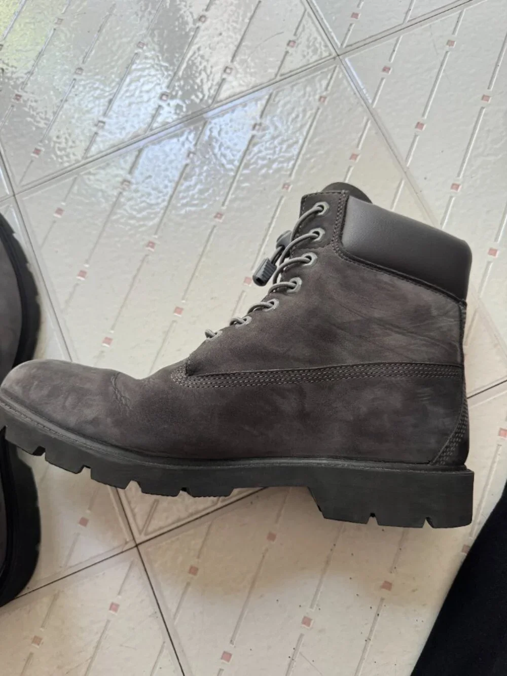 Timberland grey suede boots 10M